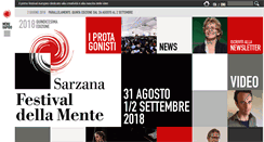 Desktop Screenshot of festivaldellamente.it